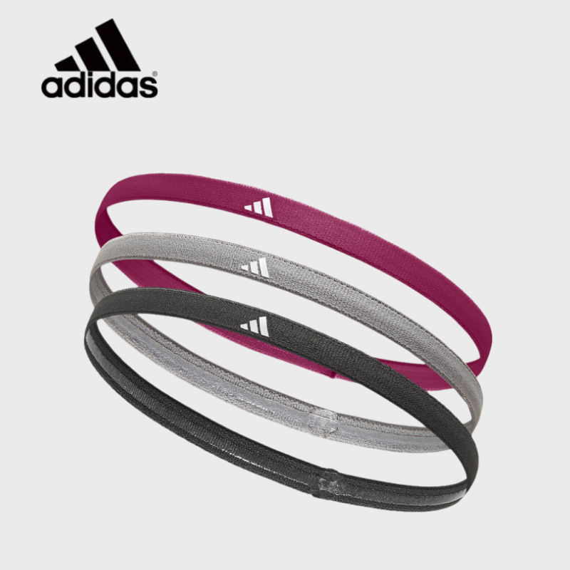 Yoga Fitness Women - Adidas 3-pak opasek na włosy pochłaniających