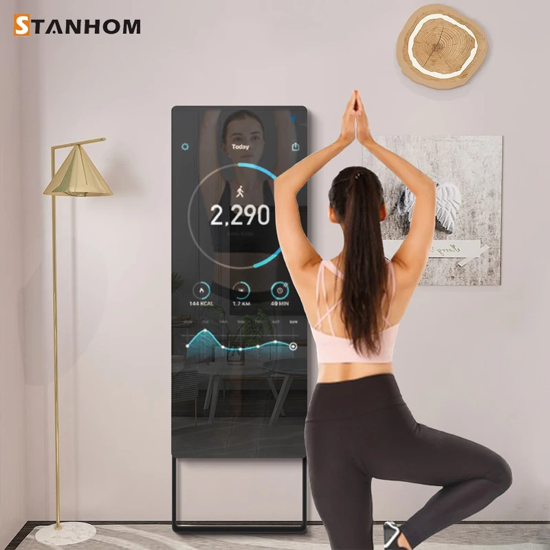 Yoga Fitness Hotel - STANHOM Personalizowane lustro fitness z ekranem
