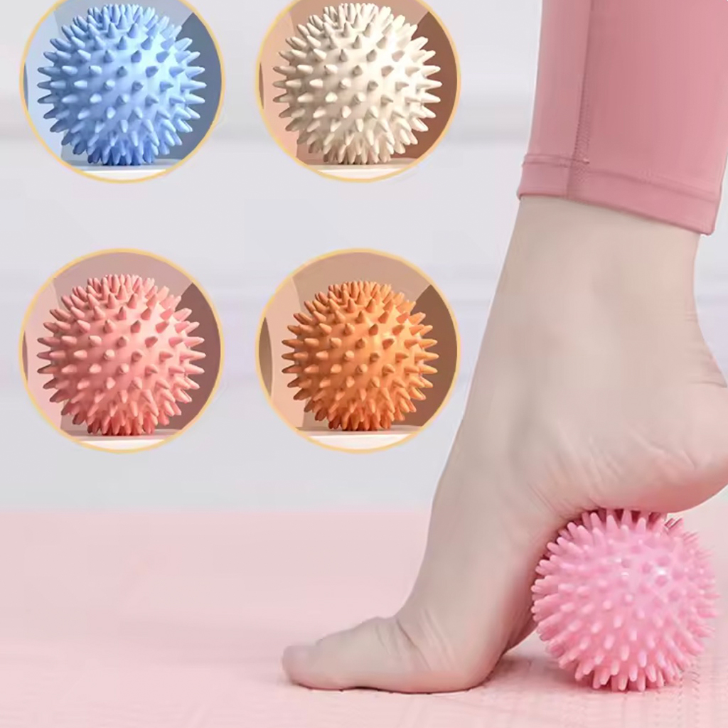 Yoga Fitness Ball - 6CM Kolczasta Piłka do Masażu, Masażer