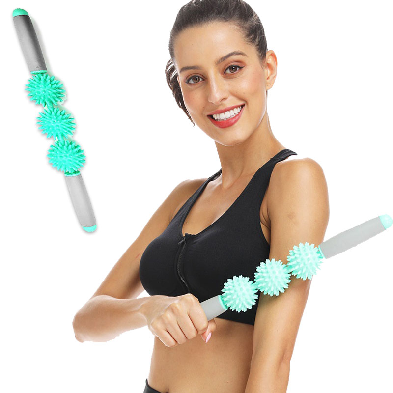 Yoga Fitness Ball - Roller Ball Muscles Massage Stick Yoga
