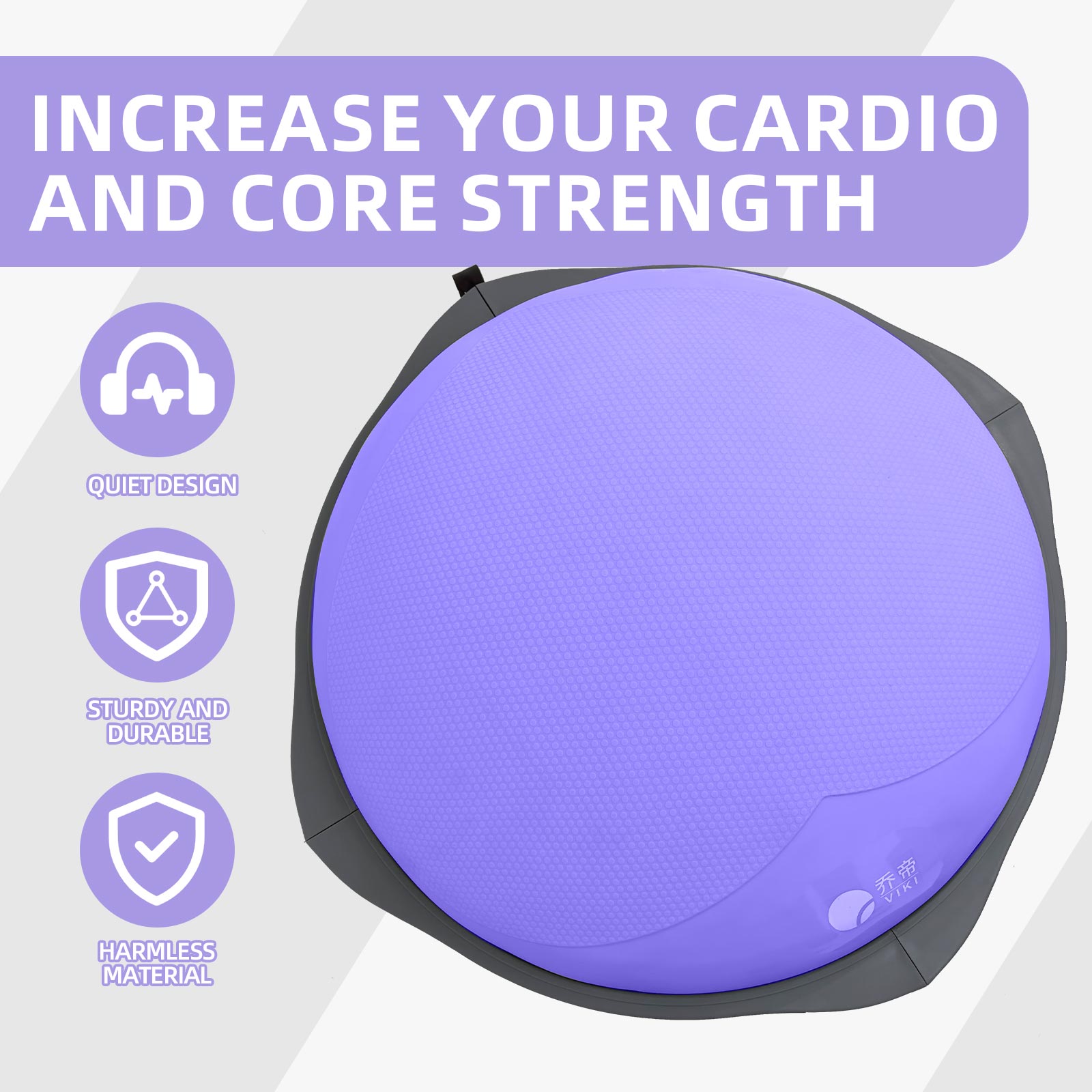 Piłka Bosu 70 cm, antypoślizgo – Yoga Fitness Ball recenzja i cena