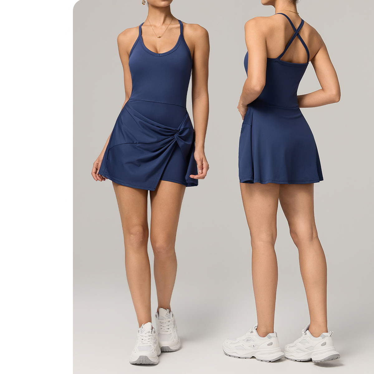 Damska jednoczęściowa spódnica – Yoga Fitness Dress recenzja i cena