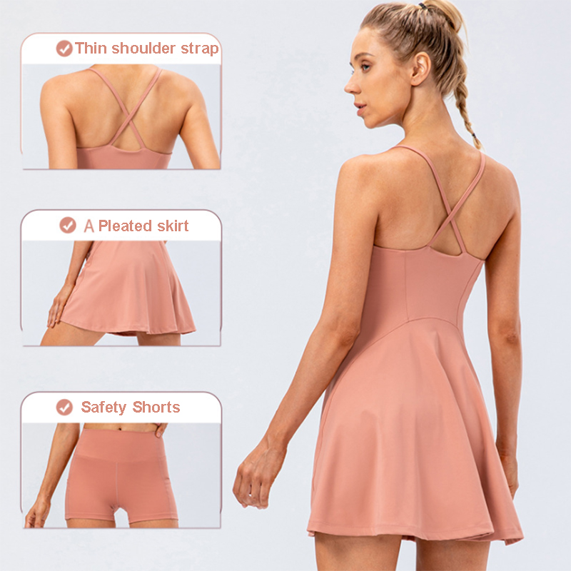 Kobiety tenis joga spódnica wy – Yoga Fitness Dress recenzja i cena