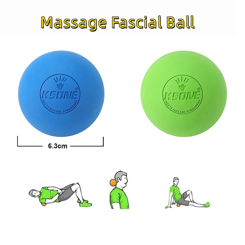 Gumowa piłka do masażu powięzi – Yoga Fitness Ball recenzja i cena