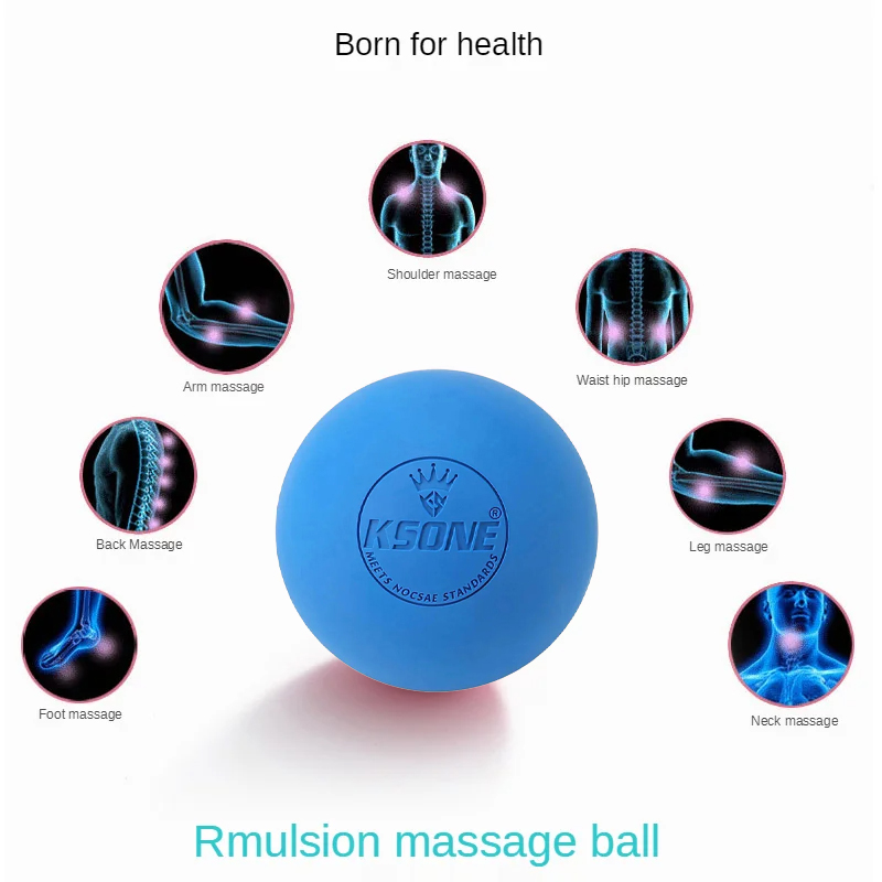 Gumowa piłka do masażu powięzi – Yoga Fitness Ball recenzja i cena