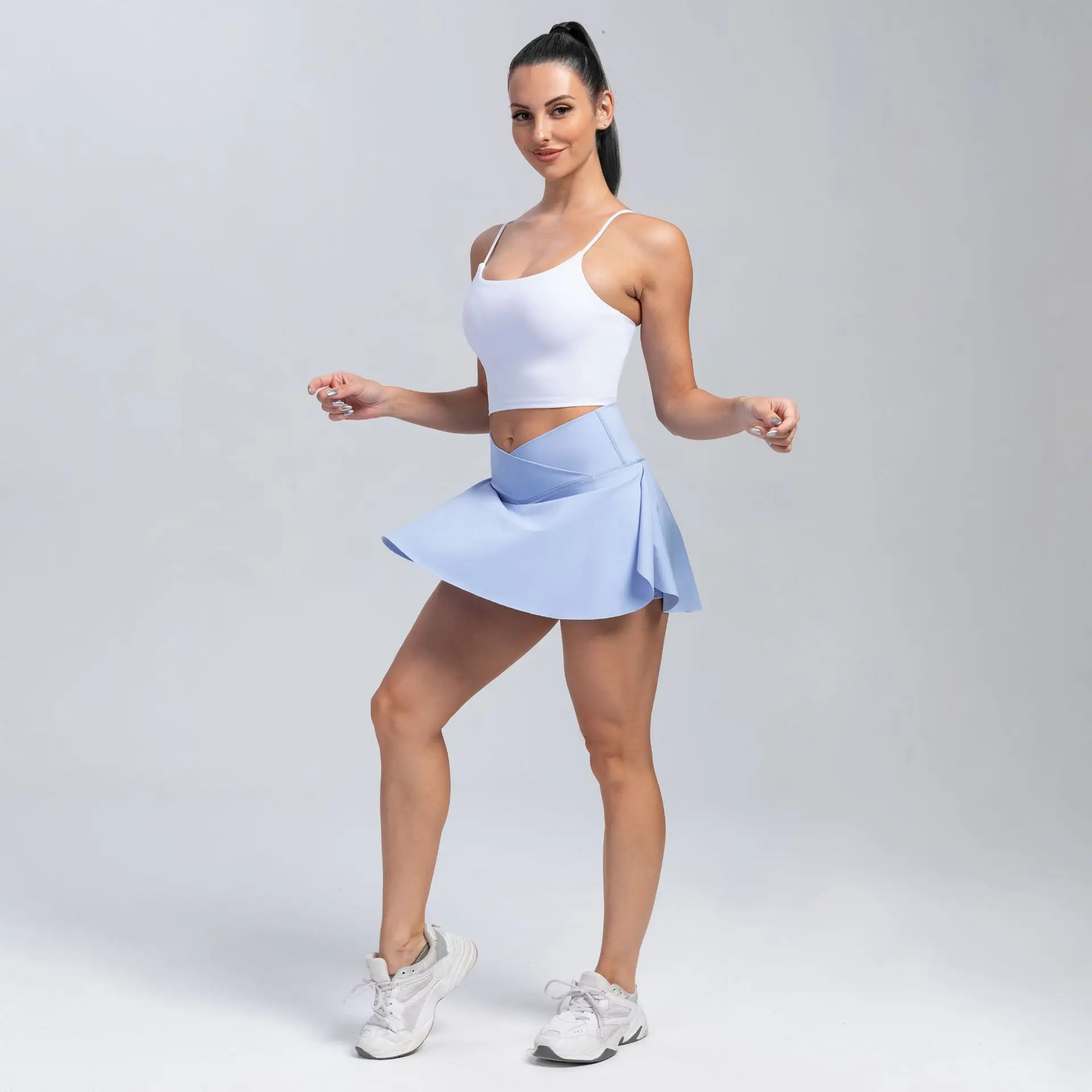 Odzież tenisowa damska, spódni – Yoga Fitness Dress recenzja i cena