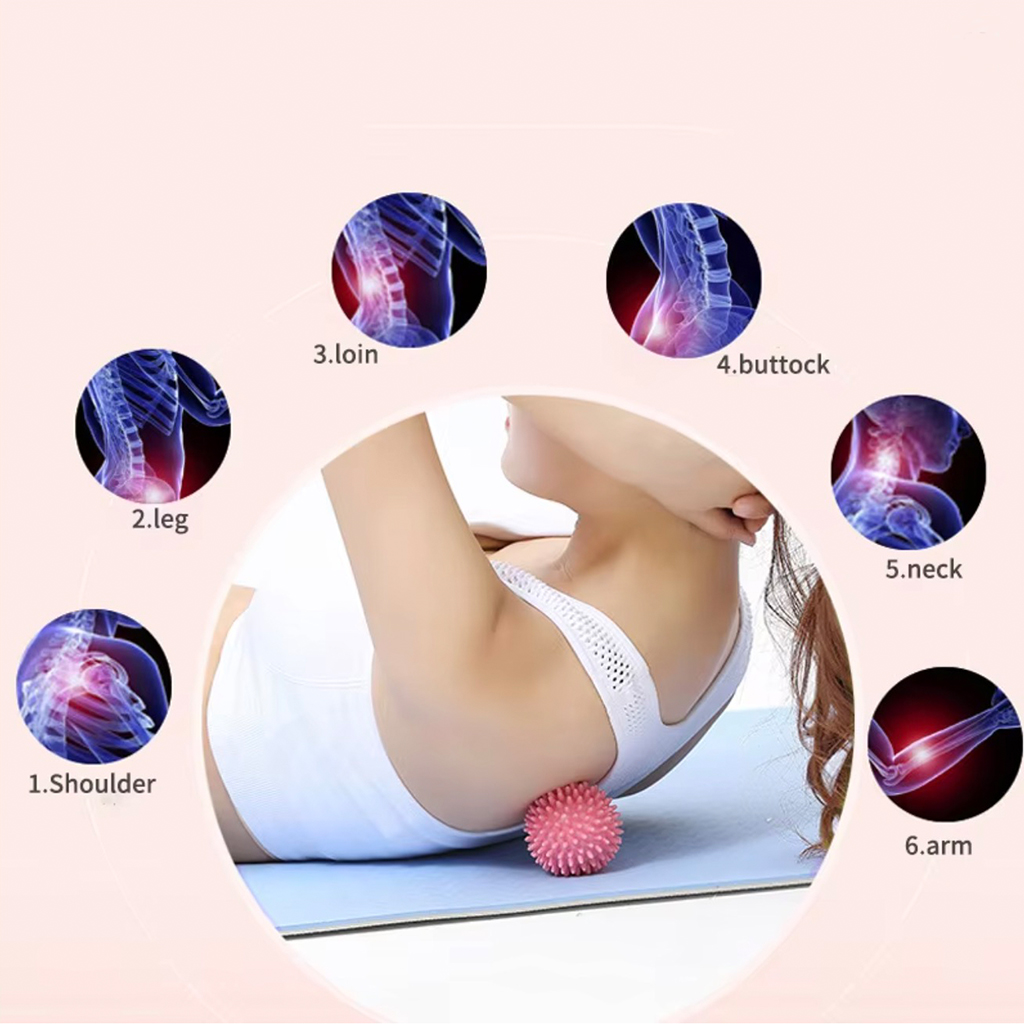 6CM Kolczasta Piłka do Masażu, – Yoga Fitness Ball recenzja i cena